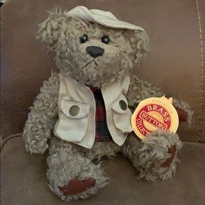 Brass Button Collectable Bear